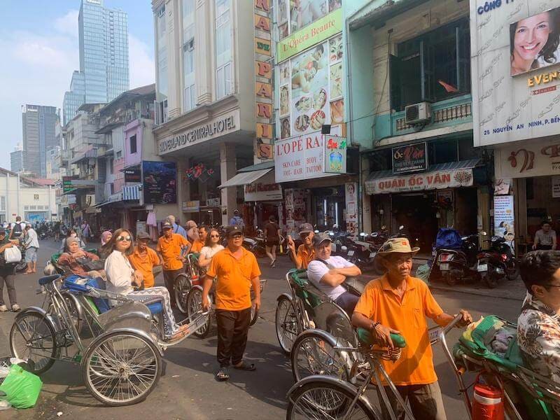 City tour beca di Ho Chi Minh