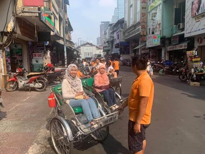 City tour beca di Ho Chi Minh